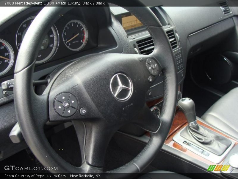 Black / Black 2008 Mercedes-Benz C 300 4Matic Luxury