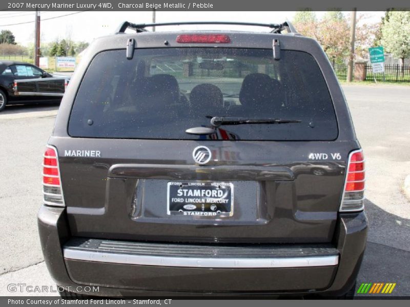 Charcoal Beige Metallic / Pebble 2007 Mercury Mariner Luxury 4WD