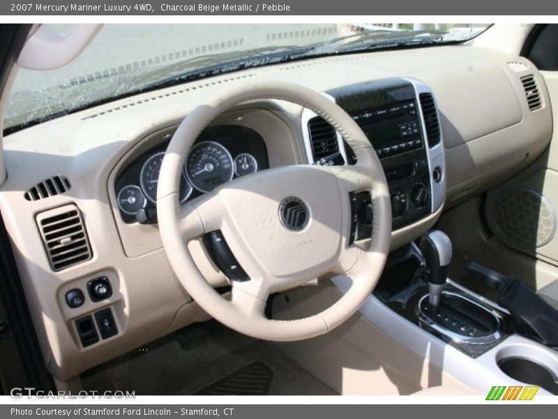Charcoal Beige Metallic / Pebble 2007 Mercury Mariner Luxury 4WD