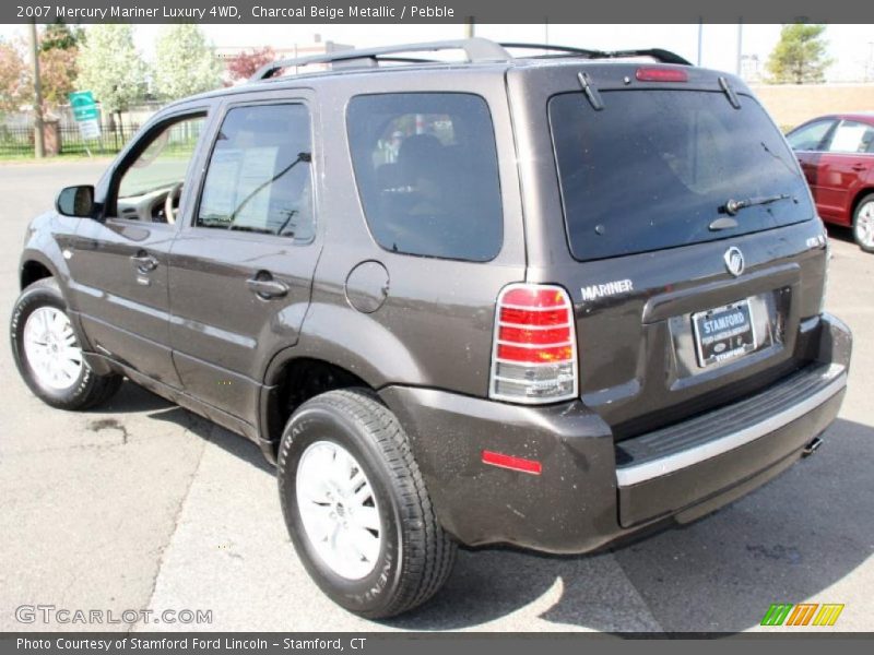 Charcoal Beige Metallic / Pebble 2007 Mercury Mariner Luxury 4WD
