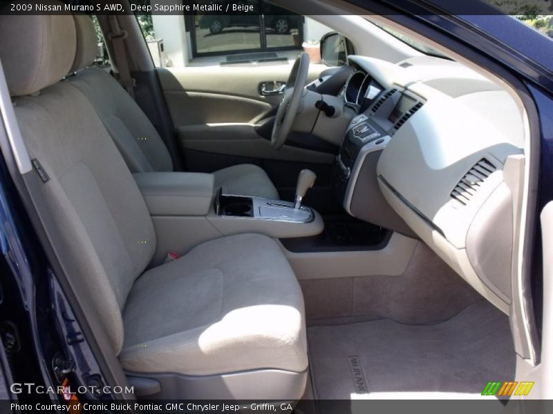 Deep Sapphire Metallic / Beige 2009 Nissan Murano S AWD