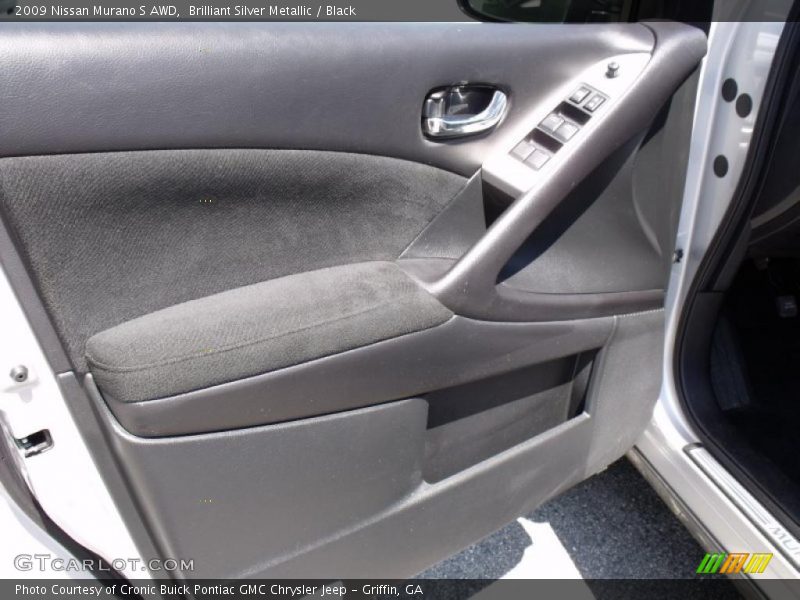 Brilliant Silver Metallic / Black 2009 Nissan Murano S AWD