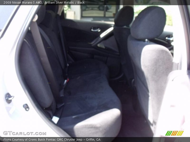 Brilliant Silver Metallic / Black 2009 Nissan Murano S AWD