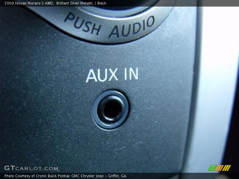 Brilliant Silver Metallic / Black 2009 Nissan Murano S AWD
