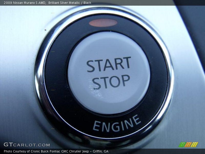 Brilliant Silver Metallic / Black 2009 Nissan Murano S AWD