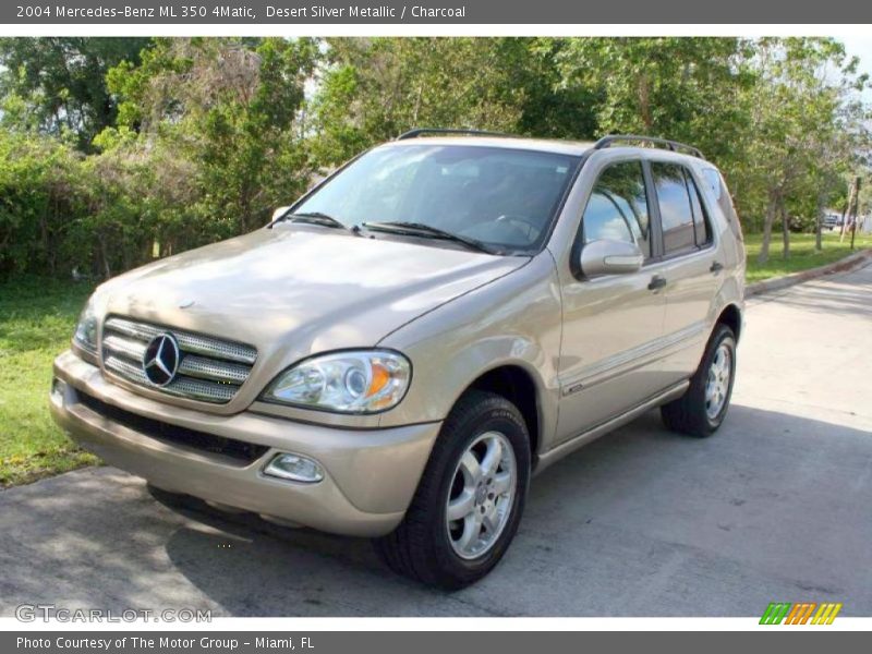 Desert Silver Metallic / Charcoal 2004 Mercedes-Benz ML 350 4Matic