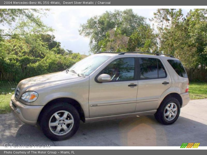 Desert Silver Metallic / Charcoal 2004 Mercedes-Benz ML 350 4Matic