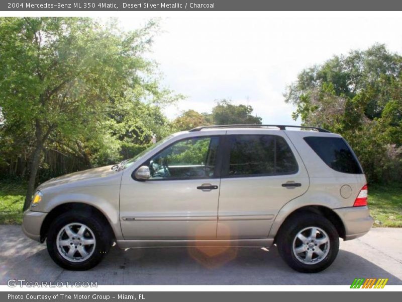 Desert Silver Metallic / Charcoal 2004 Mercedes-Benz ML 350 4Matic