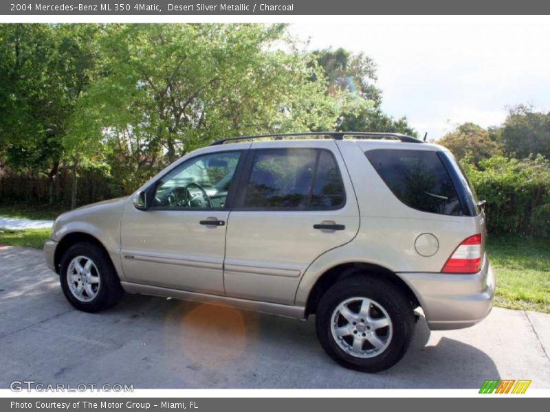 Desert Silver Metallic / Charcoal 2004 Mercedes-Benz ML 350 4Matic