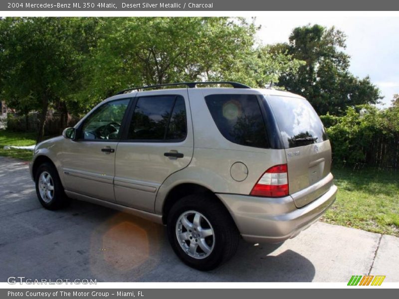 Desert Silver Metallic / Charcoal 2004 Mercedes-Benz ML 350 4Matic