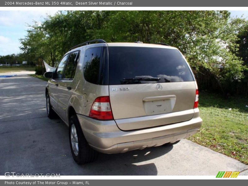 Desert Silver Metallic / Charcoal 2004 Mercedes-Benz ML 350 4Matic
