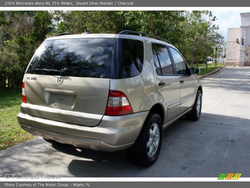 Desert Silver Metallic / Charcoal 2004 Mercedes-Benz ML 350 4Matic