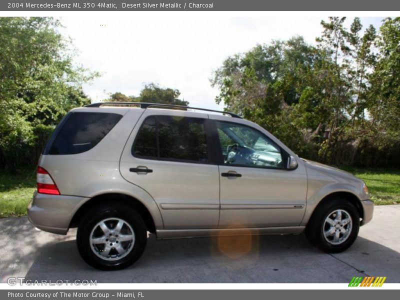 Desert Silver Metallic / Charcoal 2004 Mercedes-Benz ML 350 4Matic