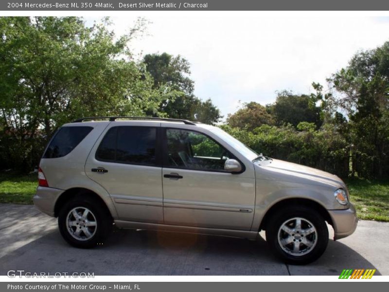 Desert Silver Metallic / Charcoal 2004 Mercedes-Benz ML 350 4Matic