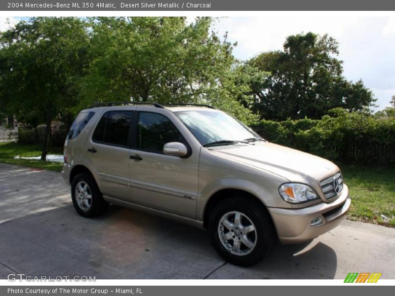 Desert Silver Metallic / Charcoal 2004 Mercedes-Benz ML 350 4Matic