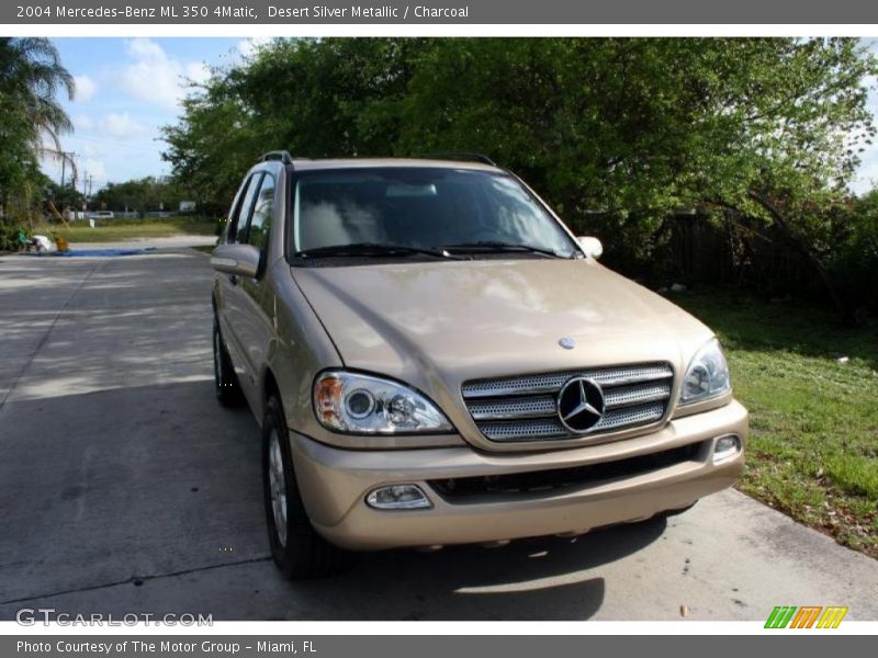 Desert Silver Metallic / Charcoal 2004 Mercedes-Benz ML 350 4Matic