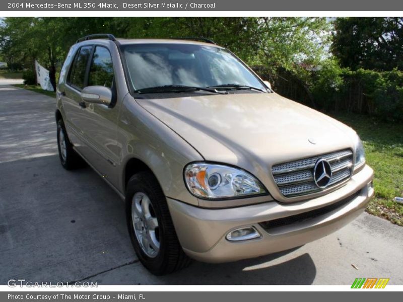 Desert Silver Metallic / Charcoal 2004 Mercedes-Benz ML 350 4Matic