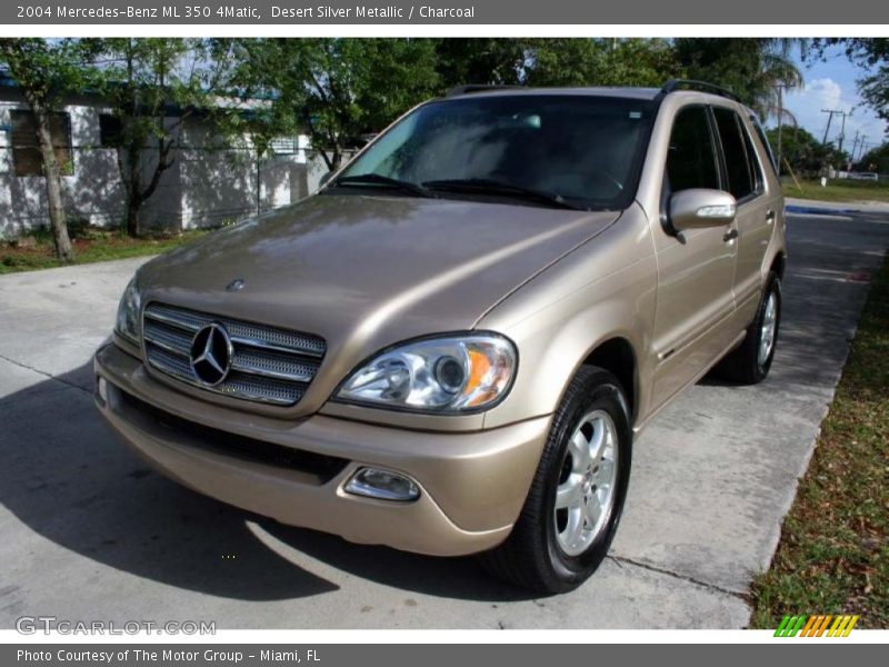 Desert Silver Metallic / Charcoal 2004 Mercedes-Benz ML 350 4Matic