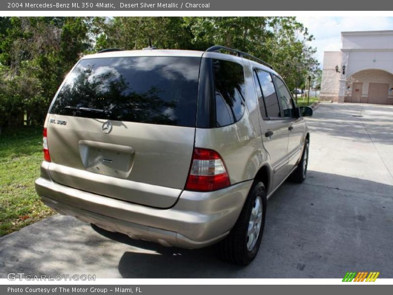 Desert Silver Metallic / Charcoal 2004 Mercedes-Benz ML 350 4Matic