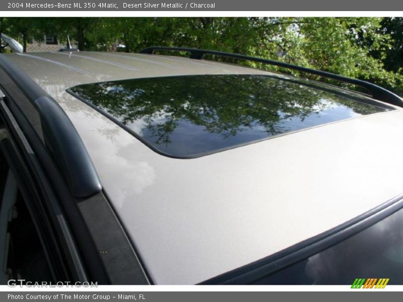 Desert Silver Metallic / Charcoal 2004 Mercedes-Benz ML 350 4Matic