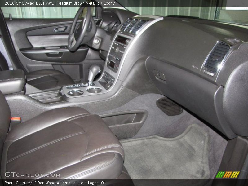 Medium Brown Metallic / Ebony 2010 GMC Acadia SLT AWD