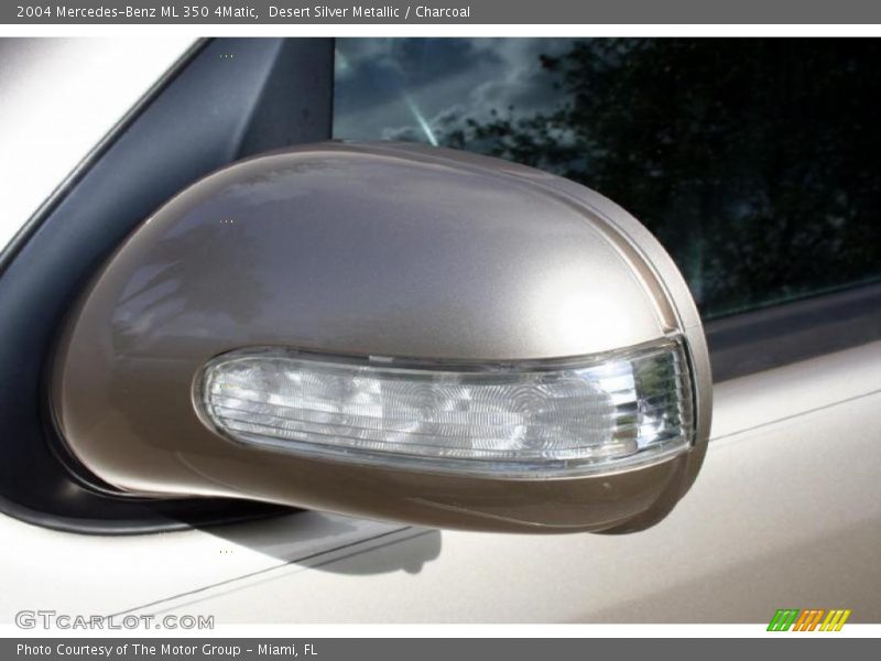 Desert Silver Metallic / Charcoal 2004 Mercedes-Benz ML 350 4Matic