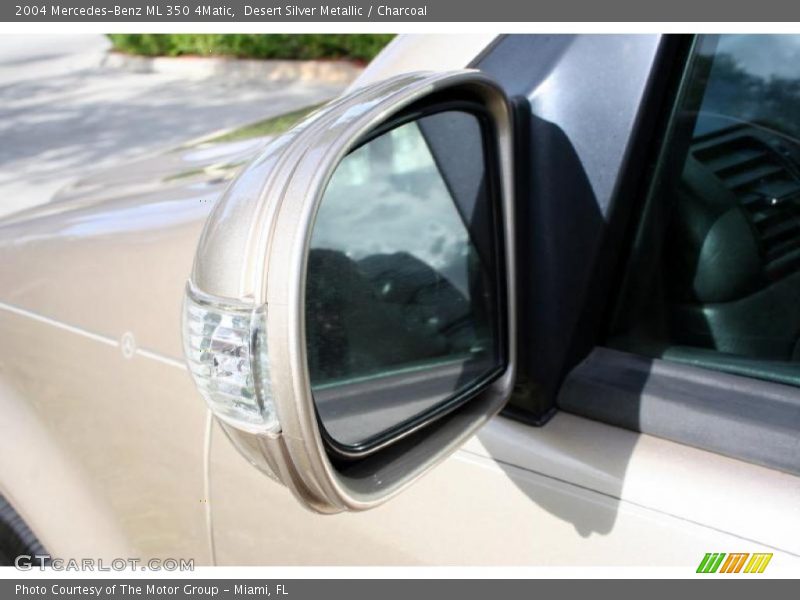 Desert Silver Metallic / Charcoal 2004 Mercedes-Benz ML 350 4Matic