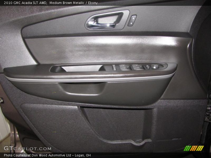 Medium Brown Metallic / Ebony 2010 GMC Acadia SLT AWD