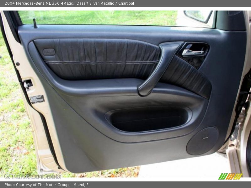 Desert Silver Metallic / Charcoal 2004 Mercedes-Benz ML 350 4Matic