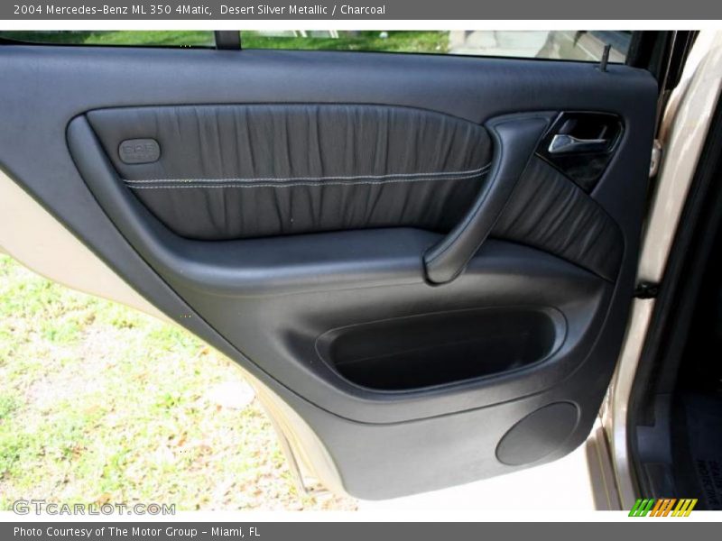 Desert Silver Metallic / Charcoal 2004 Mercedes-Benz ML 350 4Matic