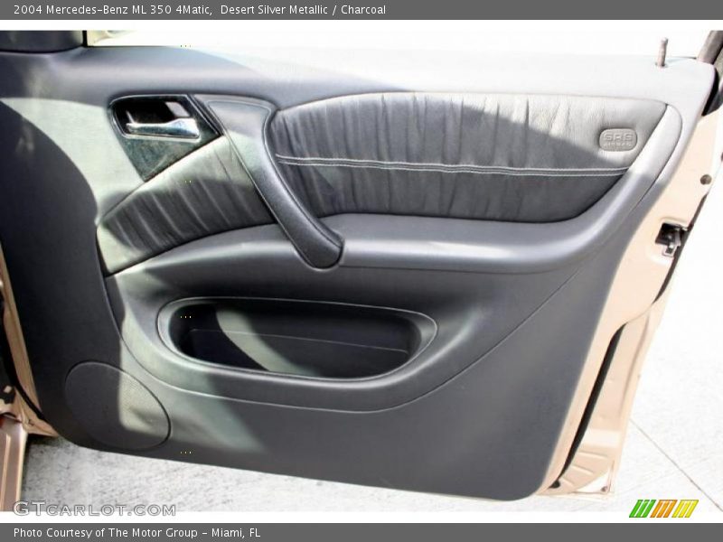 Desert Silver Metallic / Charcoal 2004 Mercedes-Benz ML 350 4Matic