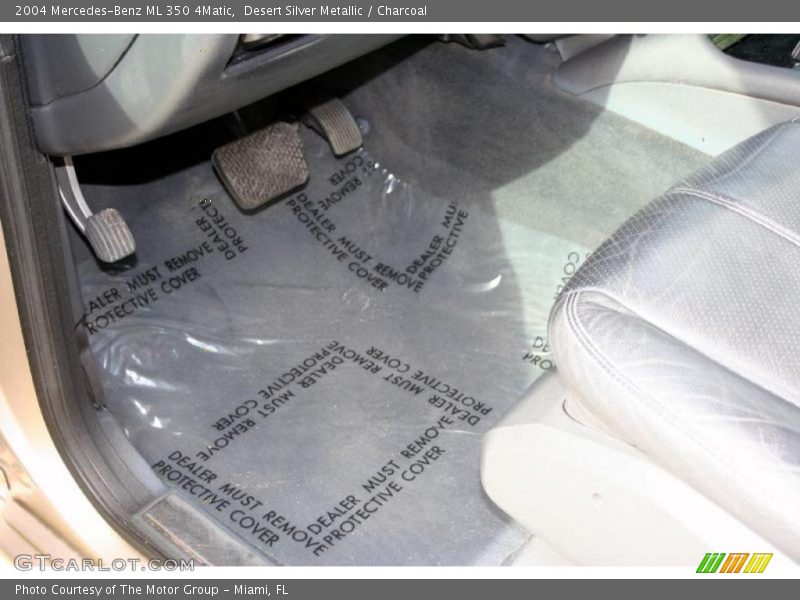 Desert Silver Metallic / Charcoal 2004 Mercedes-Benz ML 350 4Matic
