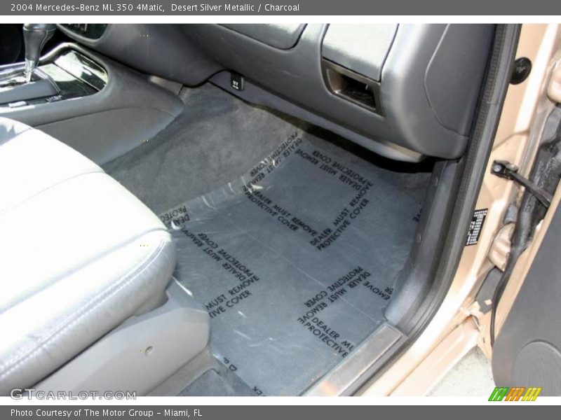 Desert Silver Metallic / Charcoal 2004 Mercedes-Benz ML 350 4Matic