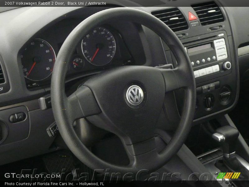 Black Uni / Anthracite 2007 Volkswagen Rabbit 2 Door