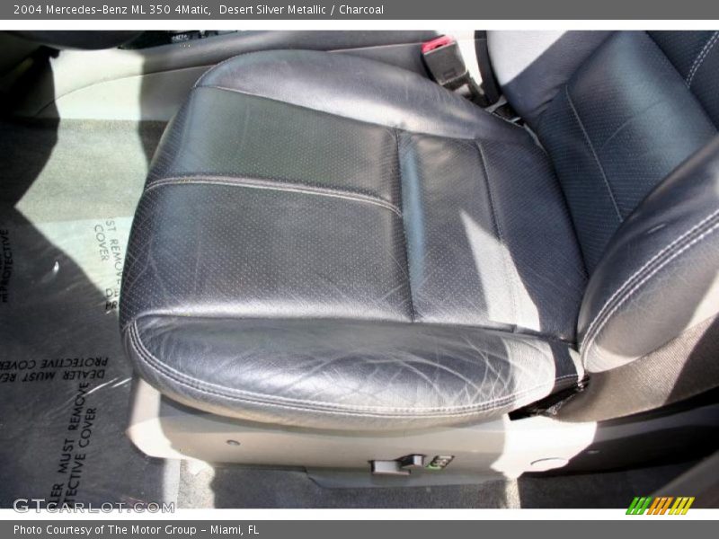 Desert Silver Metallic / Charcoal 2004 Mercedes-Benz ML 350 4Matic