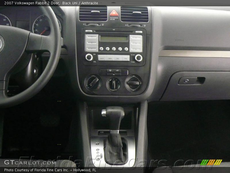 Black Uni / Anthracite 2007 Volkswagen Rabbit 2 Door