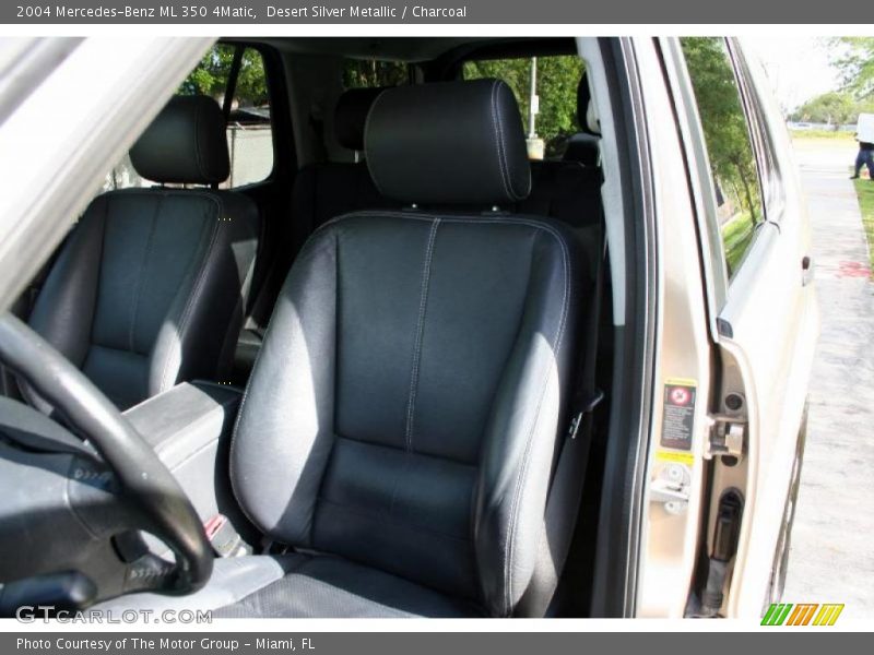 Desert Silver Metallic / Charcoal 2004 Mercedes-Benz ML 350 4Matic