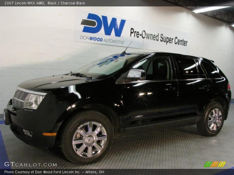 Black / Charcoal Black 2007 Lincoln MKX AWD