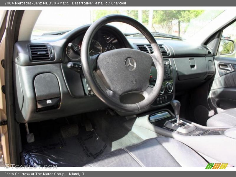 Desert Silver Metallic / Charcoal 2004 Mercedes-Benz ML 350 4Matic