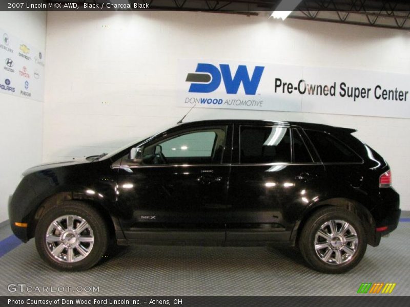 Black / Charcoal Black 2007 Lincoln MKX AWD