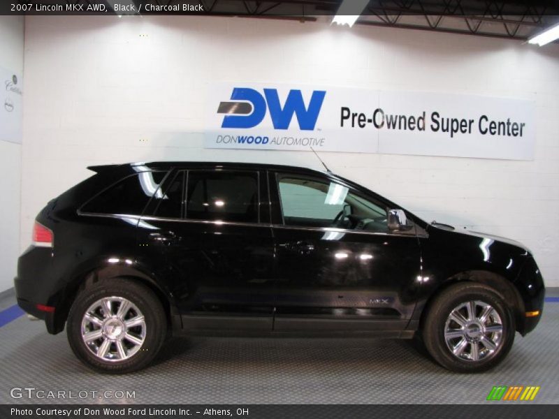 Black / Charcoal Black 2007 Lincoln MKX AWD