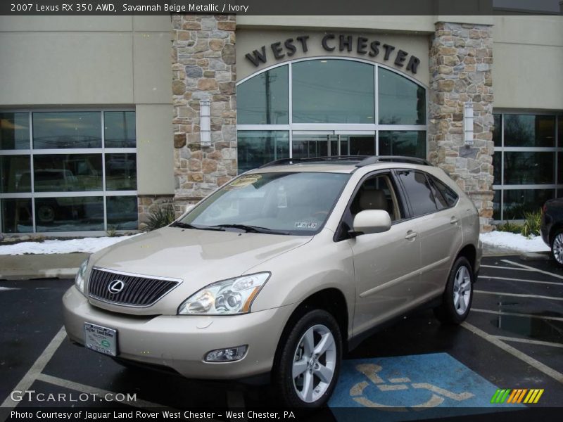 Savannah Beige Metallic / Ivory 2007 Lexus RX 350 AWD