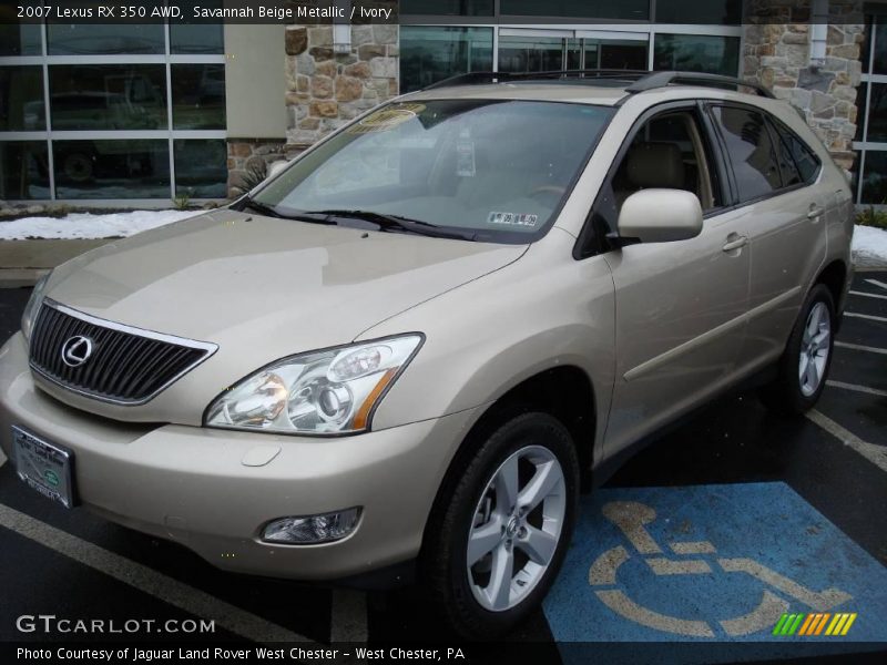 Savannah Beige Metallic / Ivory 2007 Lexus RX 350 AWD