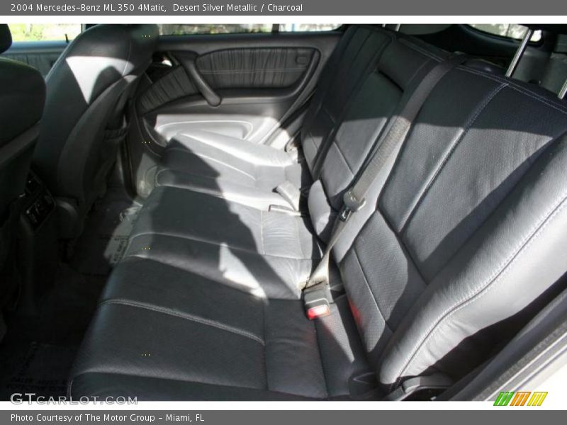 Desert Silver Metallic / Charcoal 2004 Mercedes-Benz ML 350 4Matic