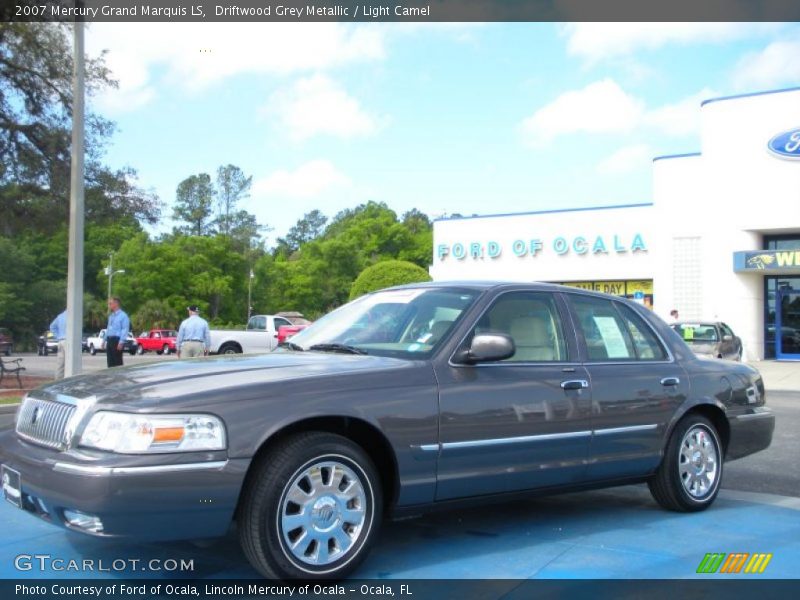 Driftwood Grey Metallic / Light Camel 2007 Mercury Grand Marquis LS