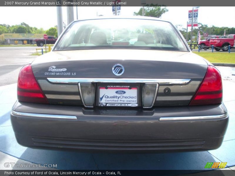 Driftwood Grey Metallic / Light Camel 2007 Mercury Grand Marquis LS