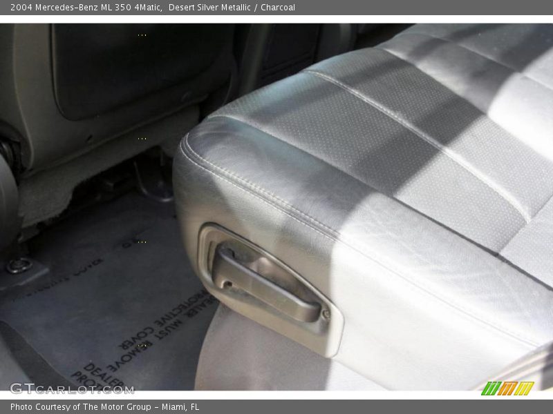 Desert Silver Metallic / Charcoal 2004 Mercedes-Benz ML 350 4Matic
