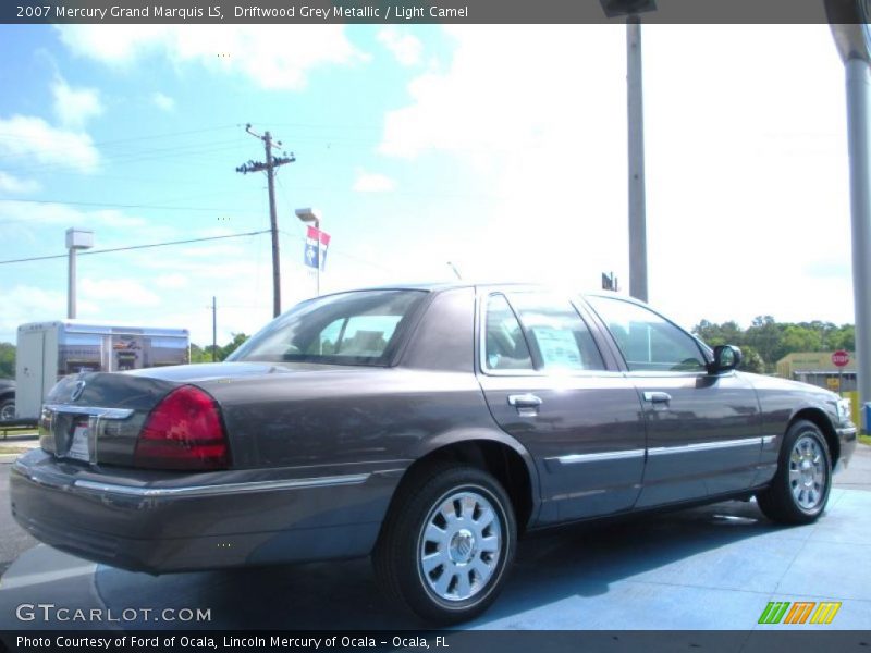 Driftwood Grey Metallic / Light Camel 2007 Mercury Grand Marquis LS