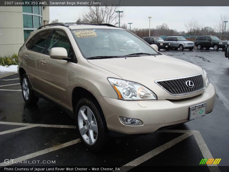 Savannah Beige Metallic / Ivory 2007 Lexus RX 350 AWD