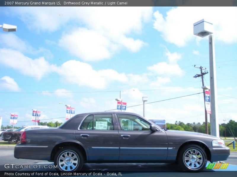 Driftwood Grey Metallic / Light Camel 2007 Mercury Grand Marquis LS